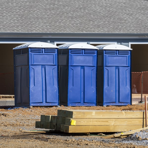 do you offer hand sanitizer dispensers inside the porta potties in Lithopolis